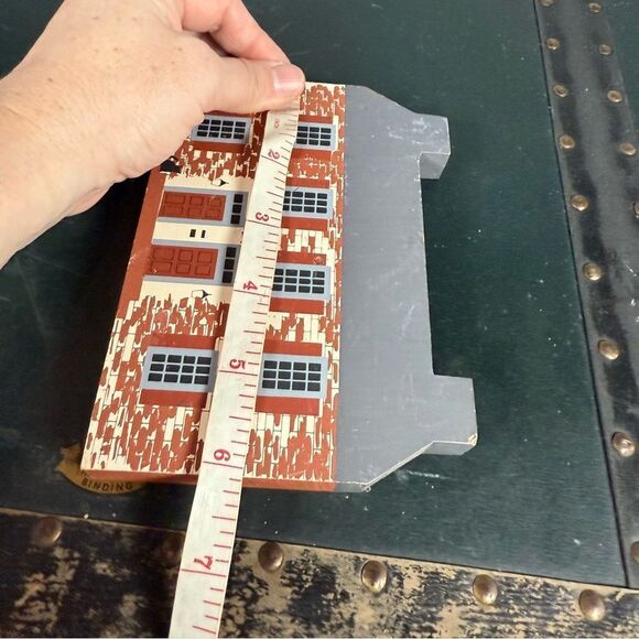 Vintage John Belville House Wood Model Centerville Ohio Folk Art OH Folk Art - Picture 5 of 5